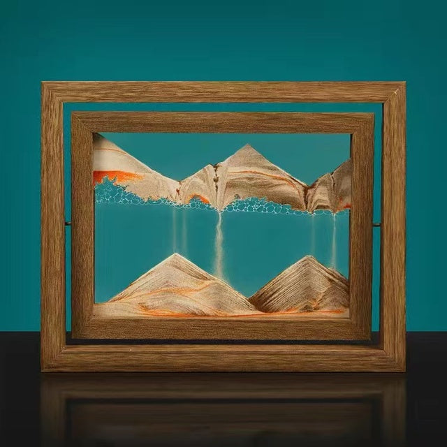 Junips | Solid wood 3D rotating sand painting