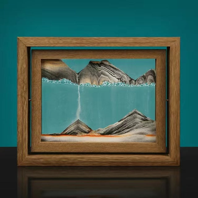 Junips | Solid wood 3D rotating sand painting