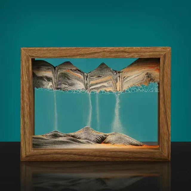 Junips | Solid wood 3D rotating sand painting