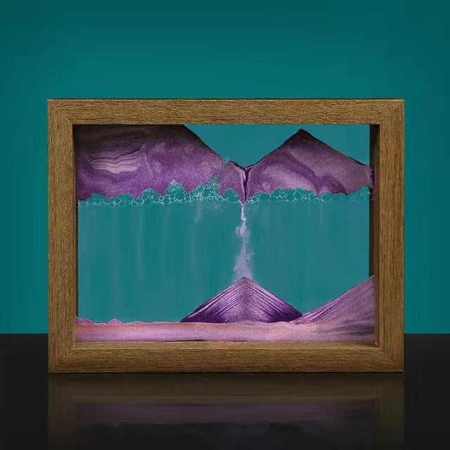 Junips | Solid wood 3D rotating sand painting