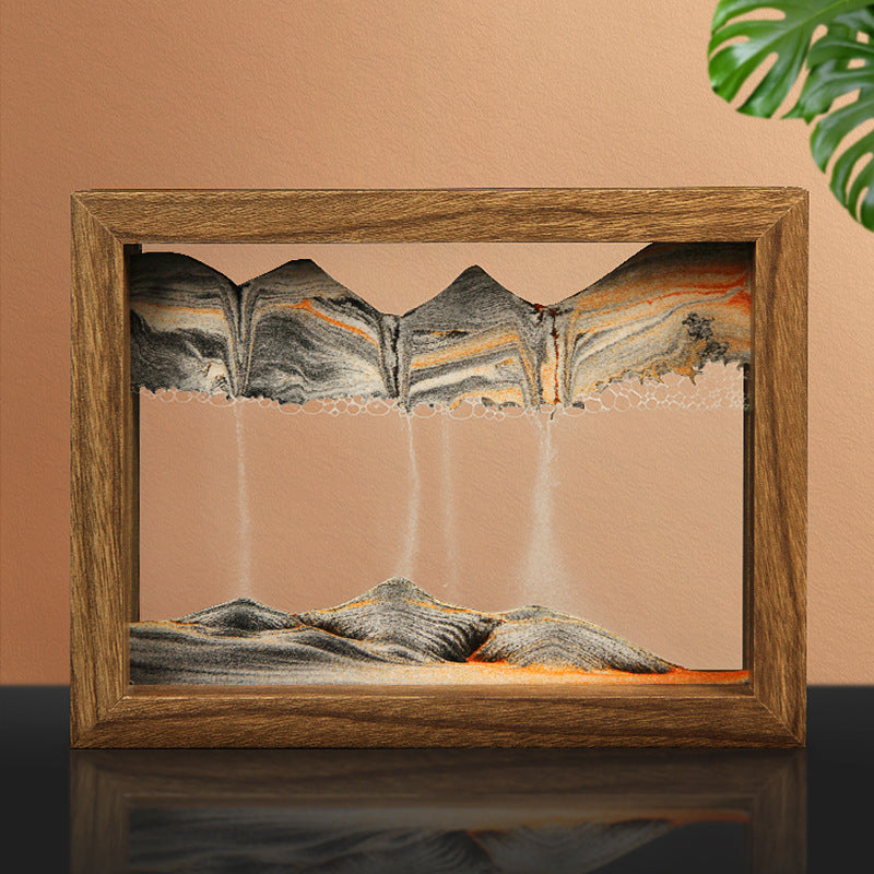 Junips | Solid wood 3D rotating sand painting