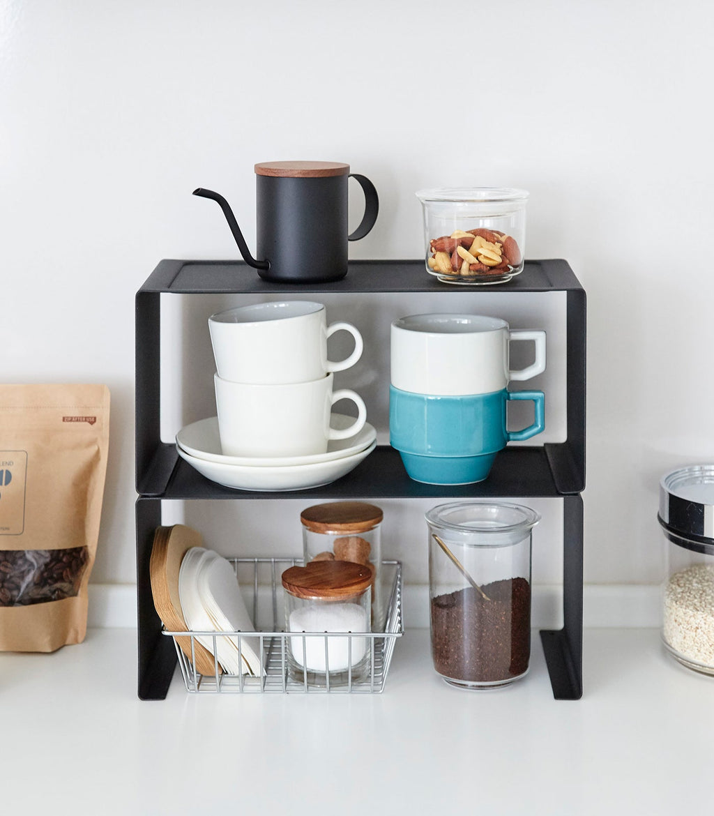 Junips | Stackable Kitchen Shelf - Two Sizes - Steel