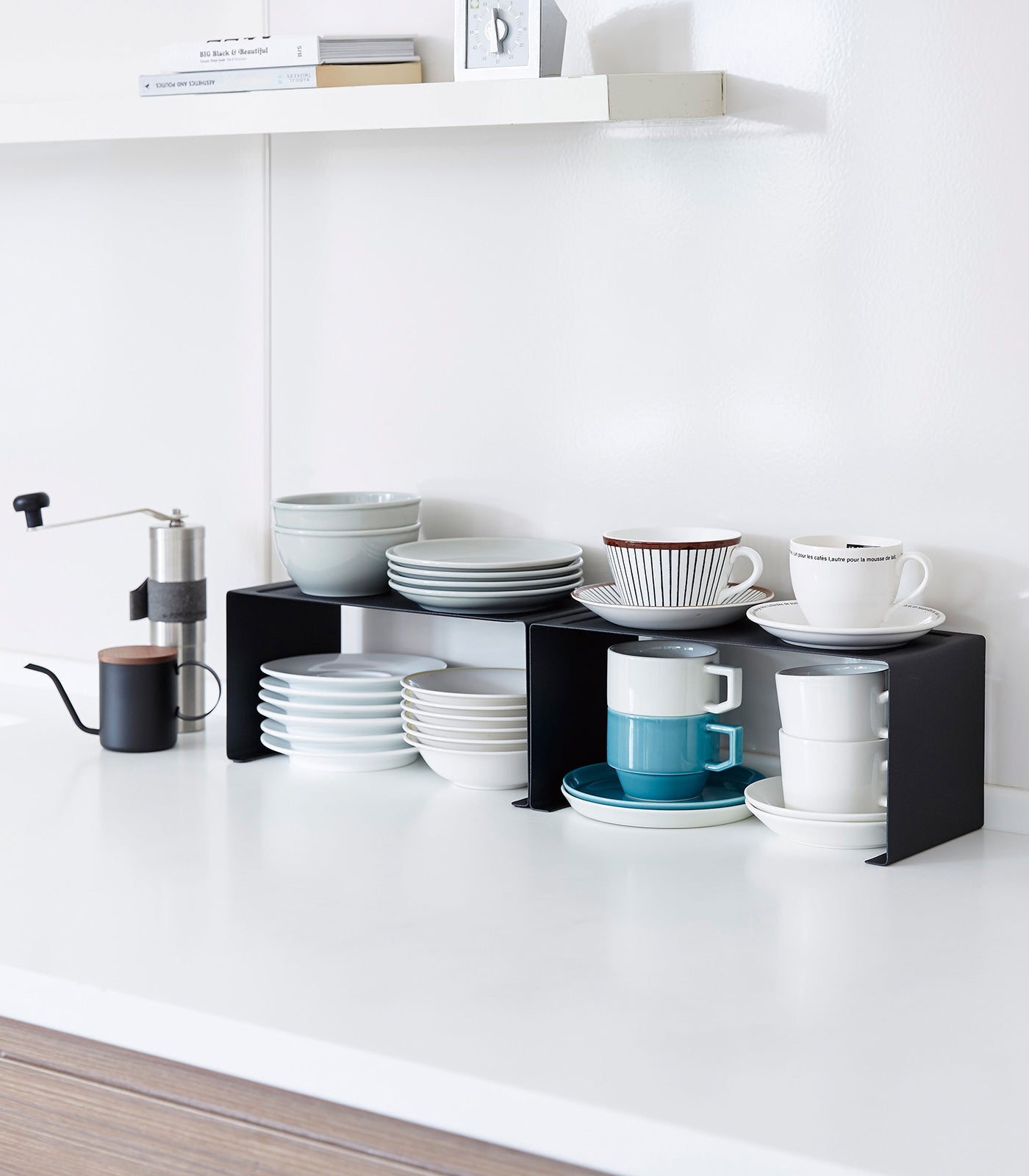 Junips | Stackable Kitchen Shelf - Two Sizes - Steel