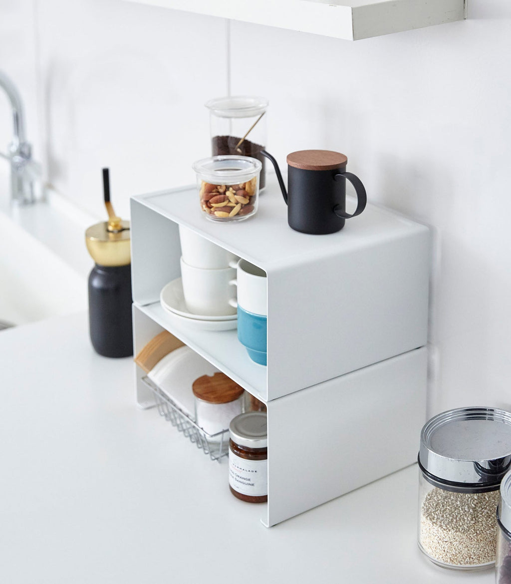 Junips | Stackable Kitchen Shelf - Two Sizes - Steel