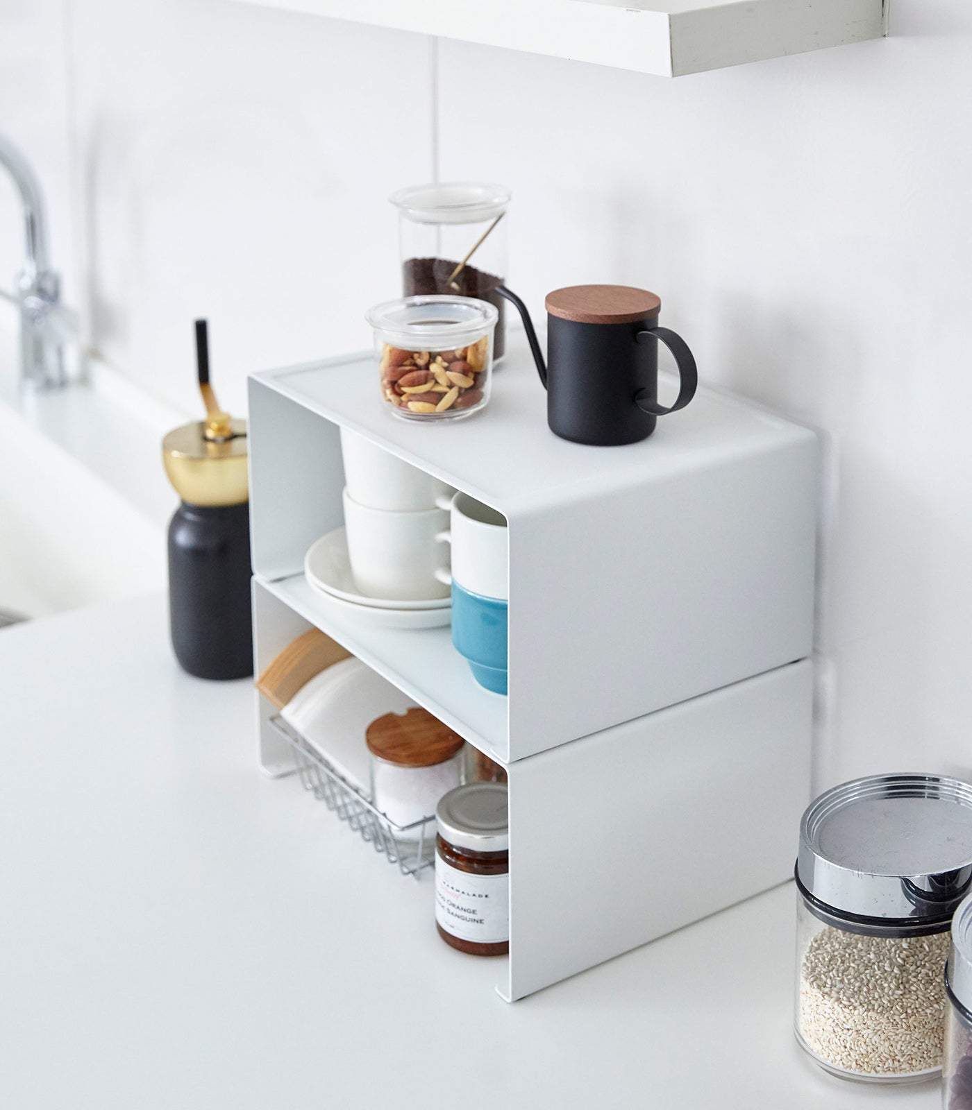Junips | Stackable Kitchen Shelf - Two Sizes - Steel