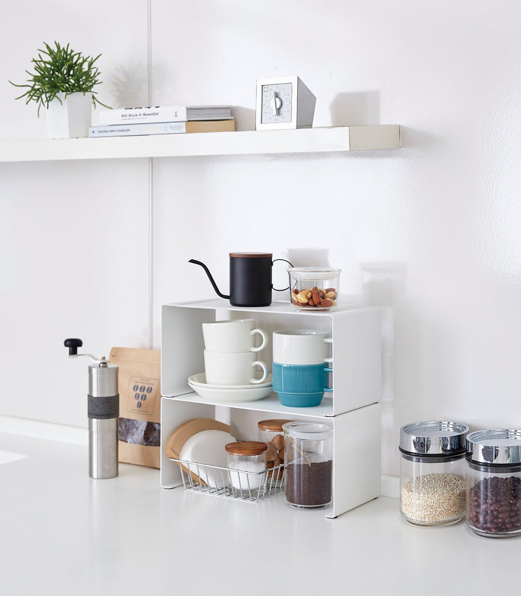 Junips | Stackable Kitchen Shelf - Two Sizes - Steel