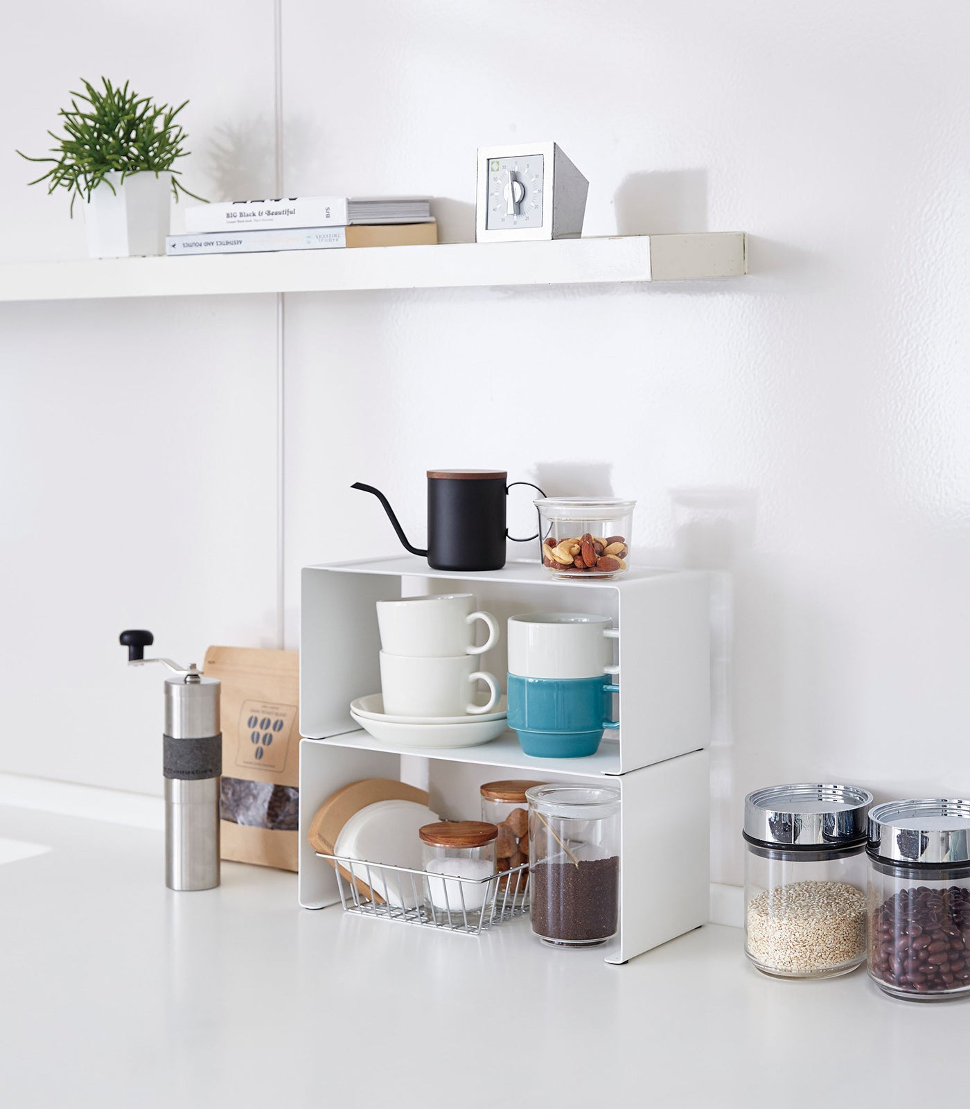 Junips | Stackable Kitchen Shelf - Two Sizes - Steel