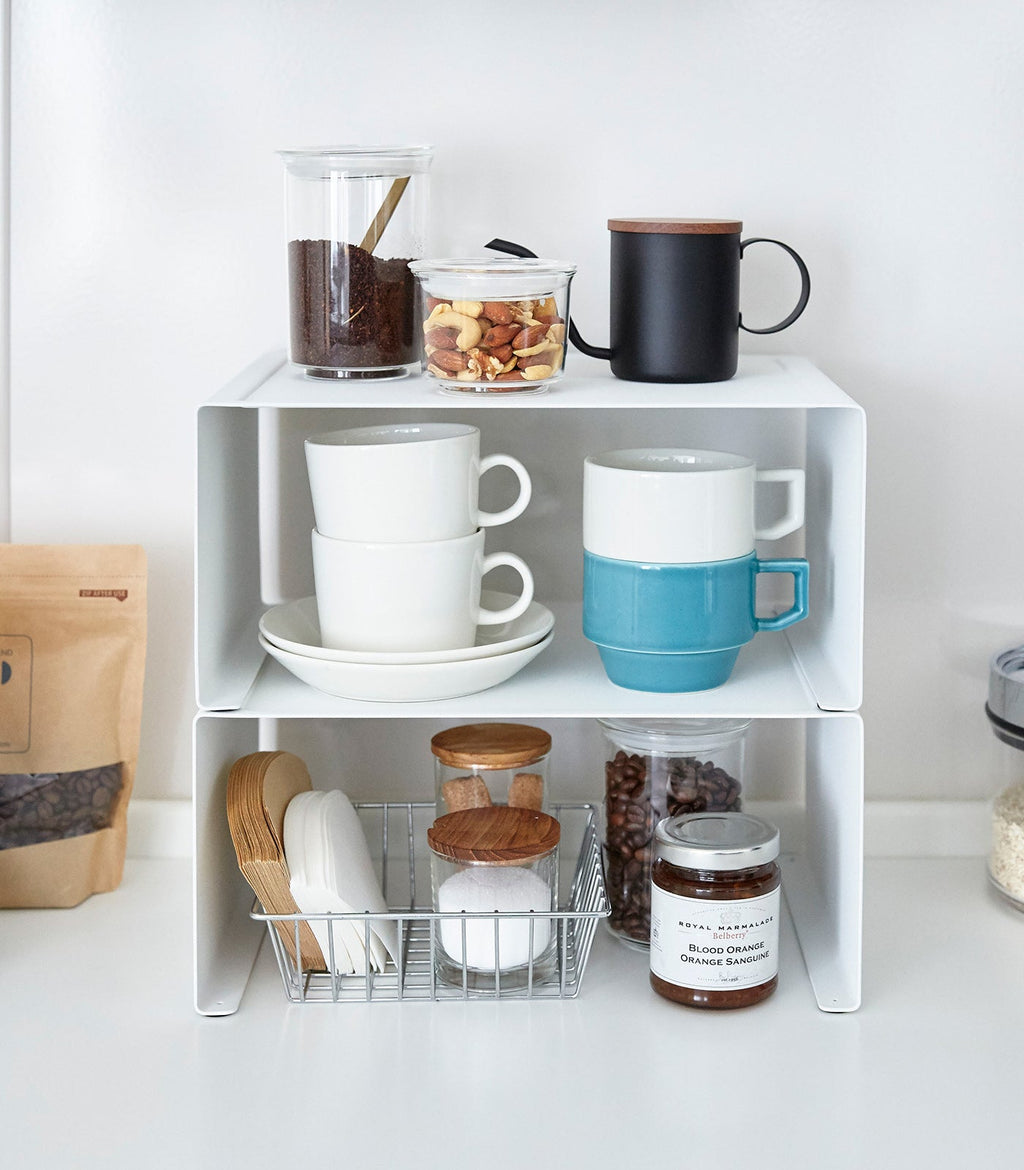 Junips | Stackable Kitchen Shelf - Two Sizes - Steel