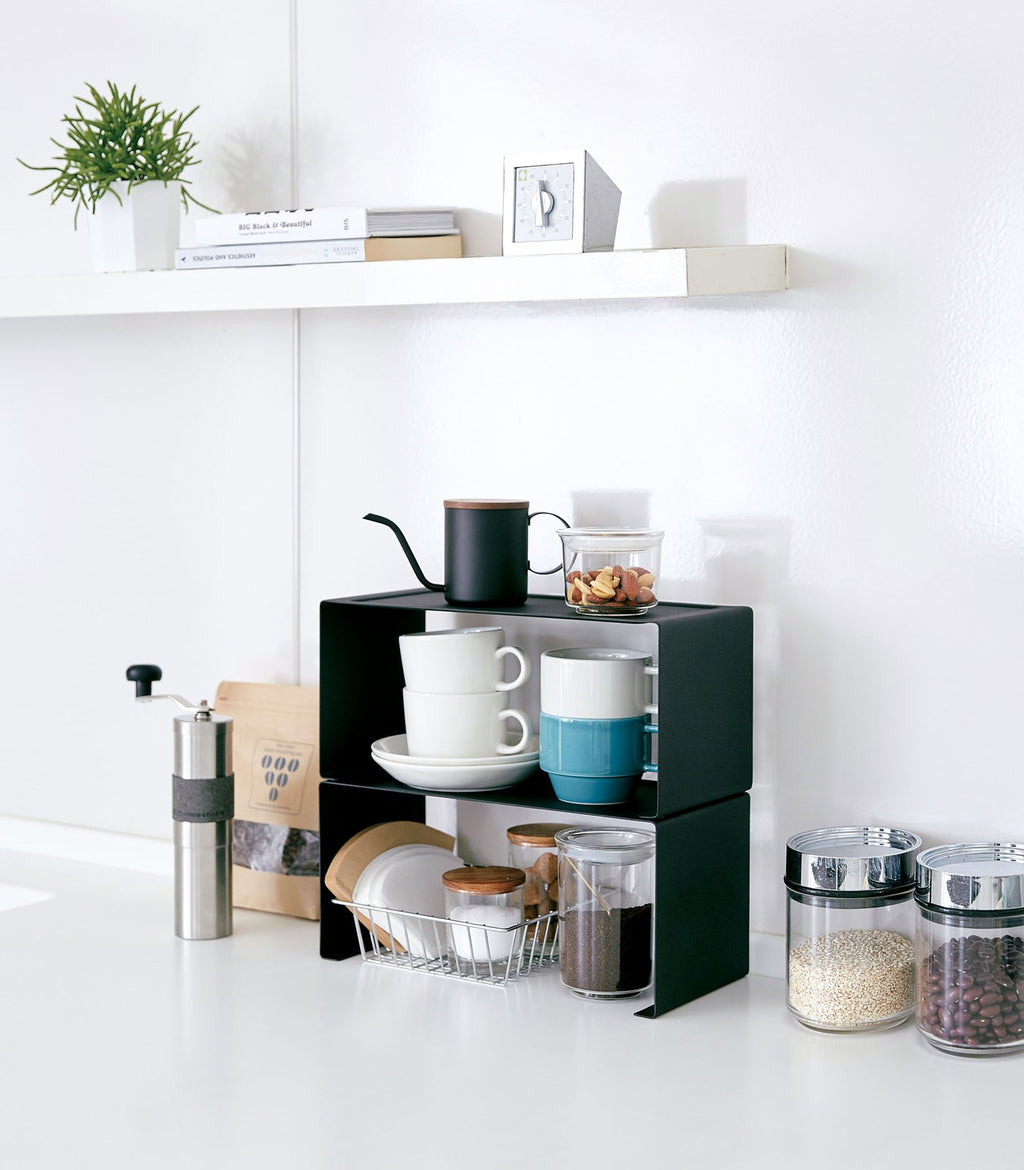 Junips | Stackable Kitchen Shelf - Two Sizes - Steel