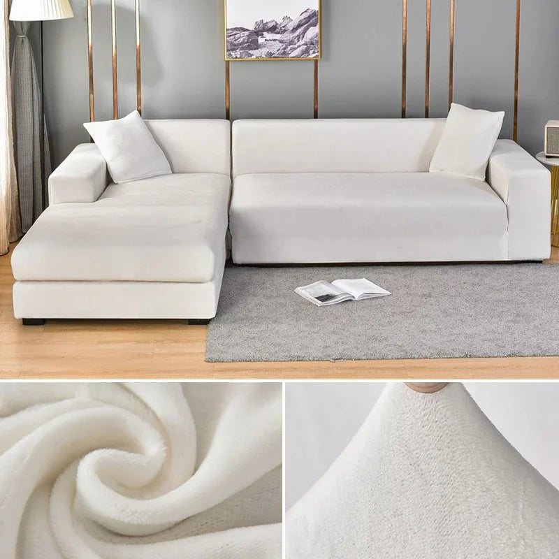 Junips | Luxury Stretch-Velvet Sofa Cover – Stylish Protection for Any Sofa