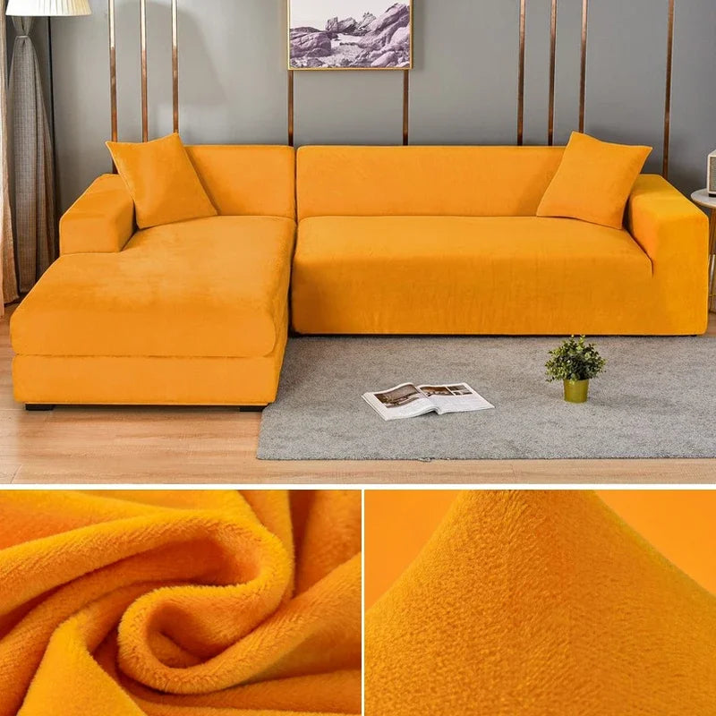 Junips | Luxury Stretch-Velvet Sofa Cover – Stylish Protection for Any Sofa
