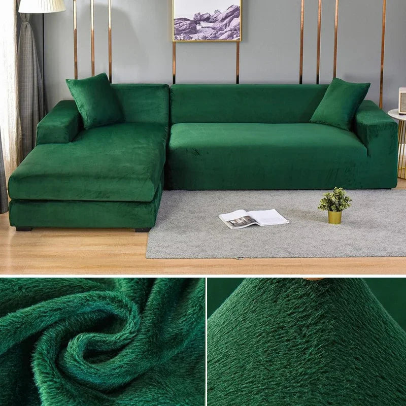 Junips | Luxury Stretch-Velvet Sofa Cover – Stylish Protection for Any Sofa