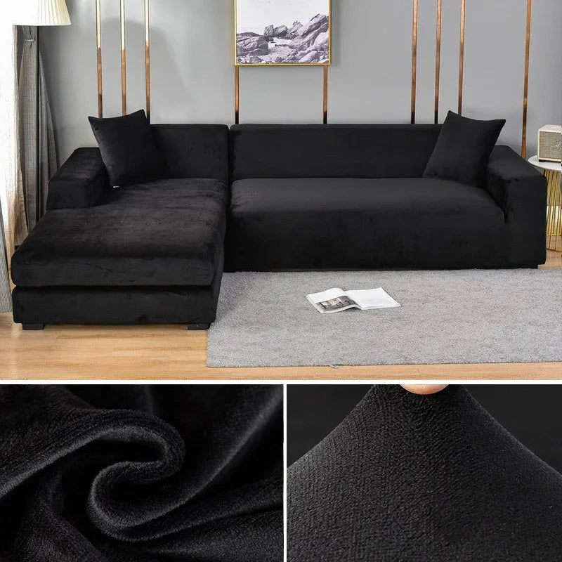 Junips | Luxury Stretch-Velvet Sofa Cover – Stylish Protection for Any Sofa