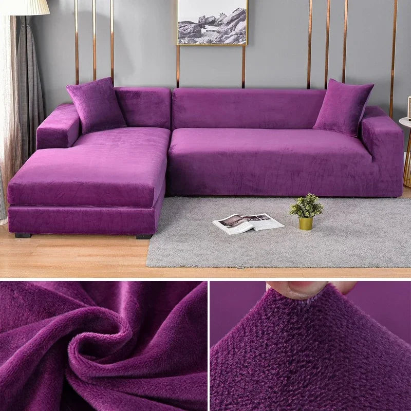 Junips | Luxury Stretch-Velvet Sofa Cover – Stylish Protection for Any Sofa