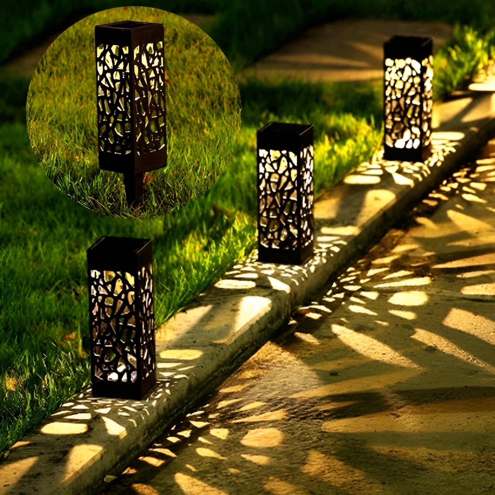 Junips | Sunbeam Solar Garden Lights – Effortless Installation, Weatherproof, Automatic Outdoor Lighting