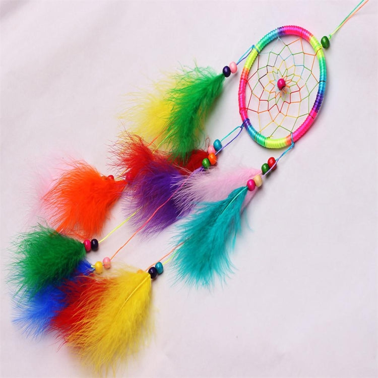 Junips | Simple creative home decor ornaments dreamcatcher car pendant (White)