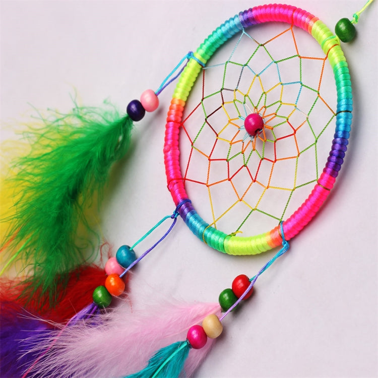 Junips | Simple creative home decor ornaments dreamcatcher car pendant (White)