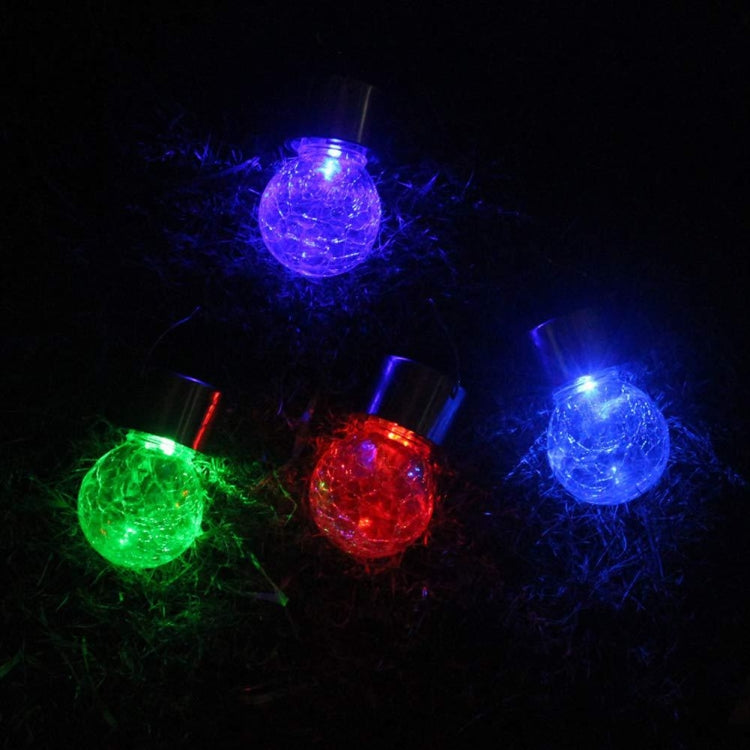 Junips | 12 PCS Snap Ball Solar Chandelier Outdoor Garden Courtyard Holiday Decorative Light with Clip (Warm White Light)