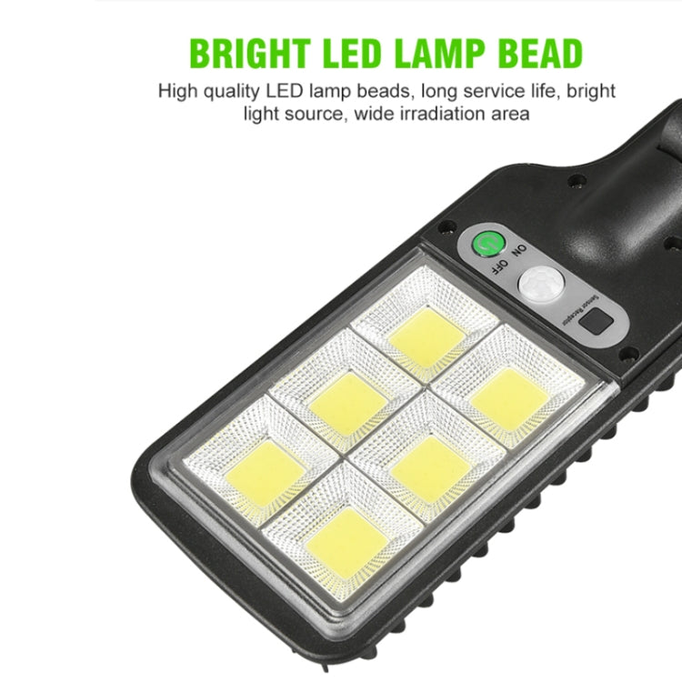 Junips | Solar Street Lighting LED Body Detection Garden Light, Specification: 616B-72 COB with Remote Control