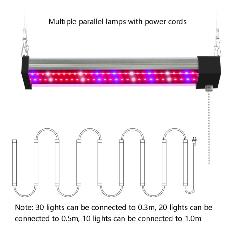 Junips | LED growth lamp full spectrum plant light tube, Style: Small double row 100 cm (EU plug)