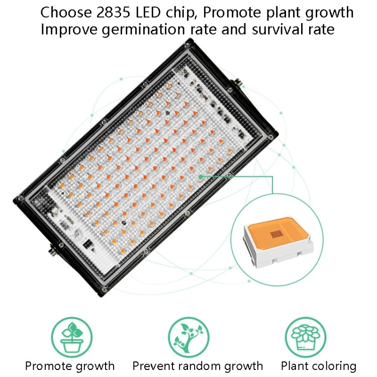 Junips | LED Plant Light Full Spectrum Waterproof Grow Light EU Plug 144 Beads 200W