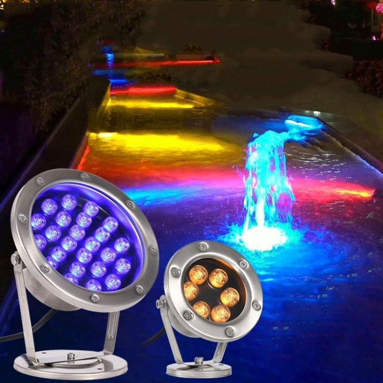 Junips | LED Underwater Light Pool Fish Pond Fountain Waterproof Landscape Light 18W (White)