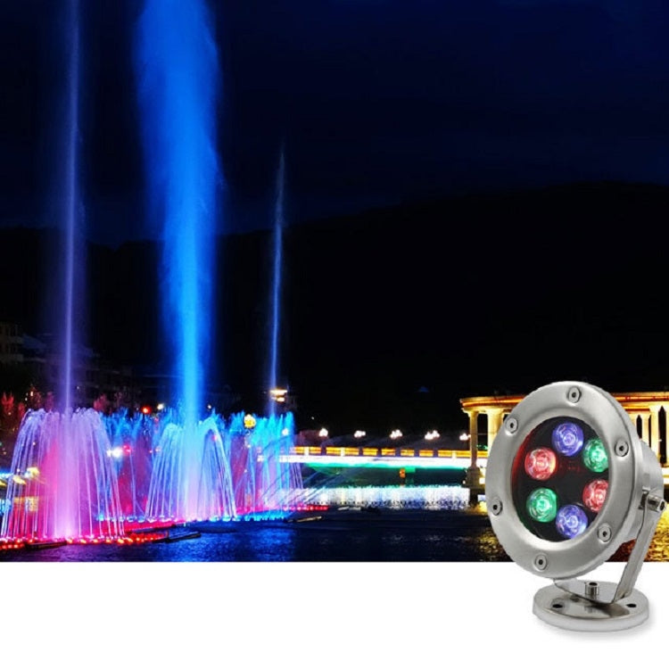 Junips | LED Underwater Light Pool Fish Pond Fountain Waterproof Landscape Light 18W(Yellow)