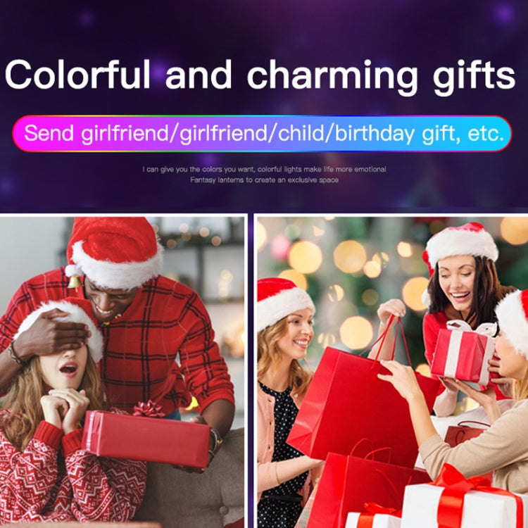 Junips | Home LED Magic Ball Lights Bounce Ambient Lamps Room Sound Lights Balls, Color: Charging Model Black (RGB Colored 5W)