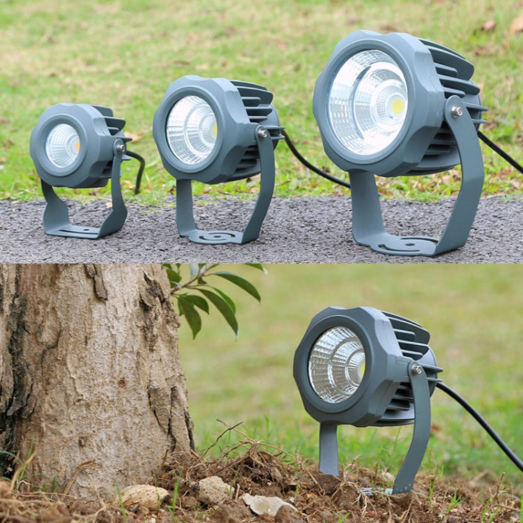 Junips | LED Floodlight COB Outdoor Waterproof Spotlight Billboard Lamps Garden Lamp, Color: 10W 7 Colors