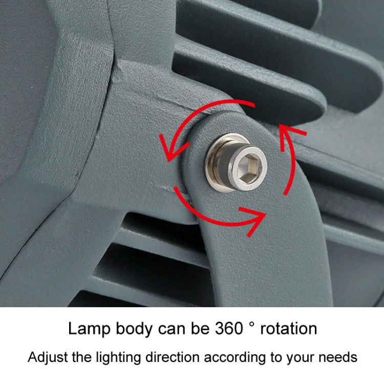 Junips | LED Floodlight COB Outdoor Waterproof Spotlight Billboard Lights Garden Lamp, Color: 30W 4 Colors Selection 1