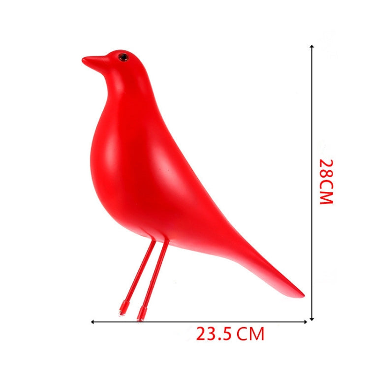 Junips | Resin Craft Bird Figurine Office Ornaments Home Decoration Accessories (Black)