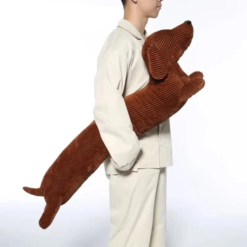 Junips | Dog cuddly toy - DogPillow - Fluffy - Soft and durable - Dachshund