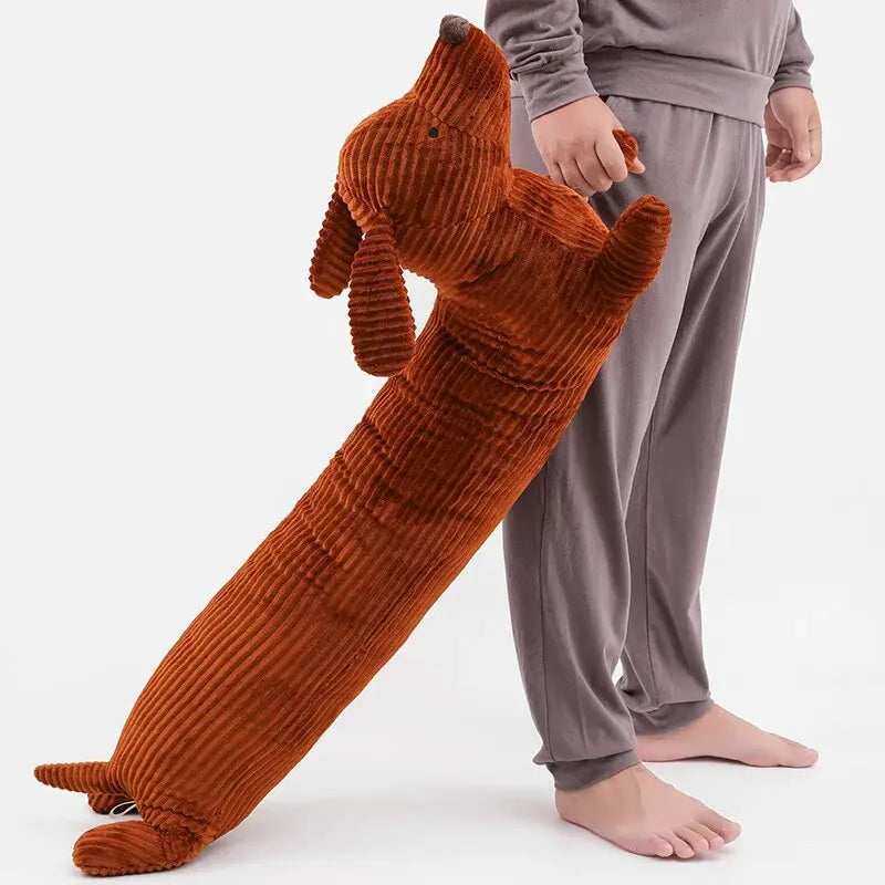 Junips | Dog cuddly toy - DogPillow - Fluffy - Soft and durable - Dachshund