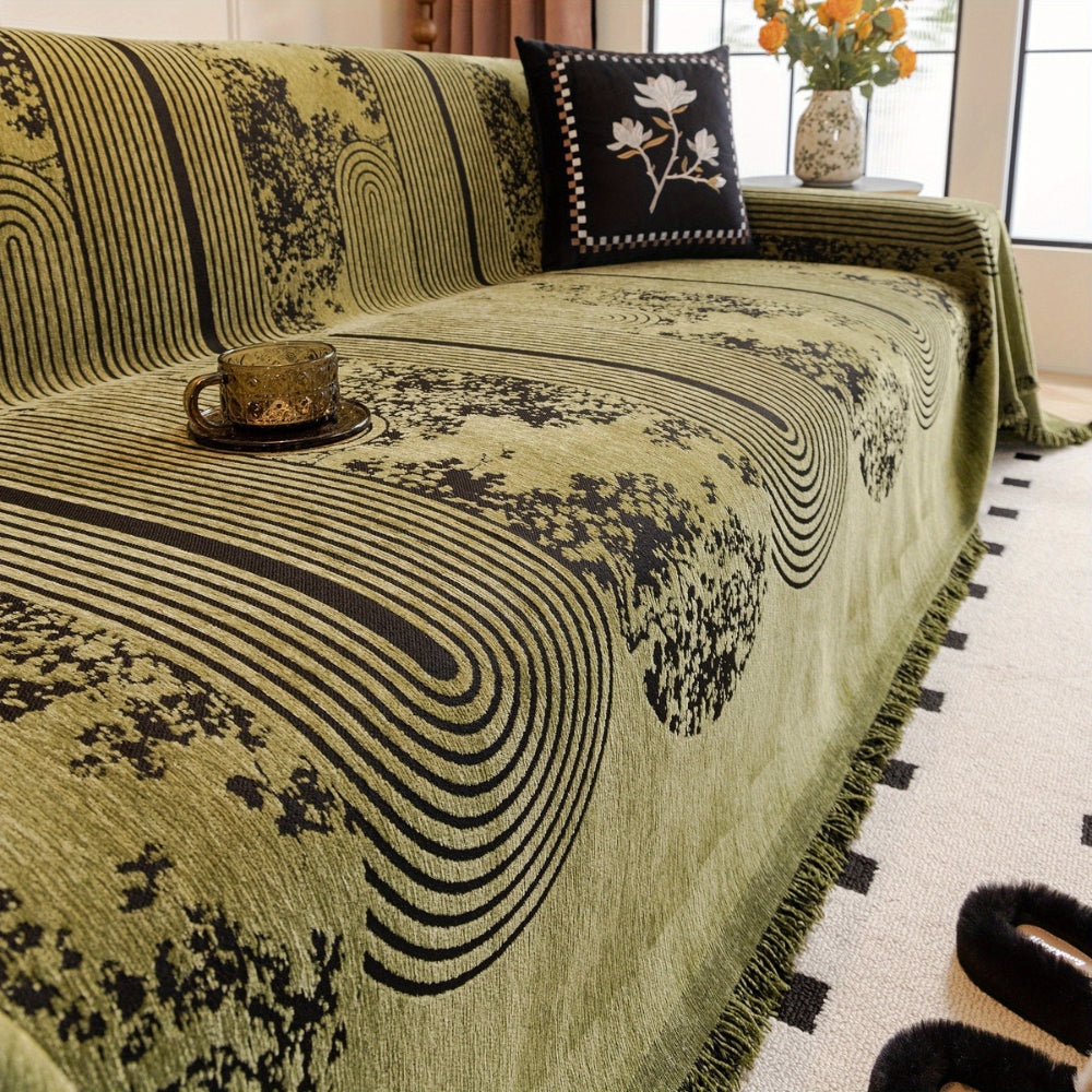 Junips | Mosaic Lines Pattern Sofa Cover