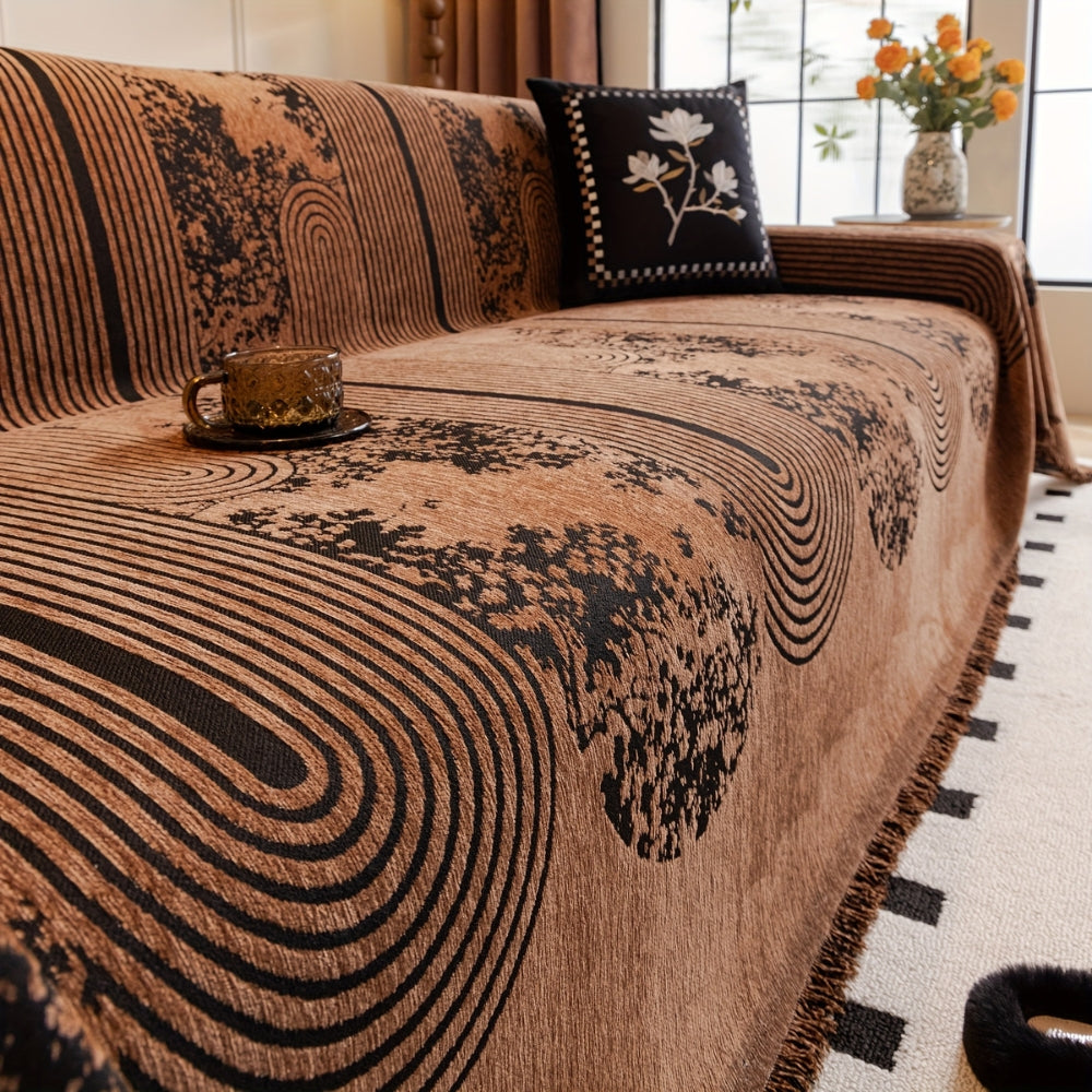 Junips | Mosaic Lines Pattern Sofa Cover