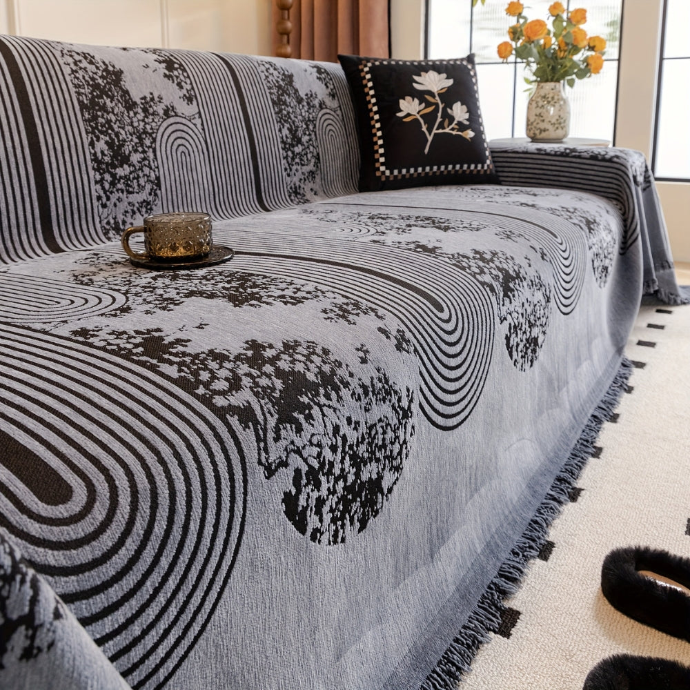 Junips | Mosaic Lines Pattern Sofa Cover
