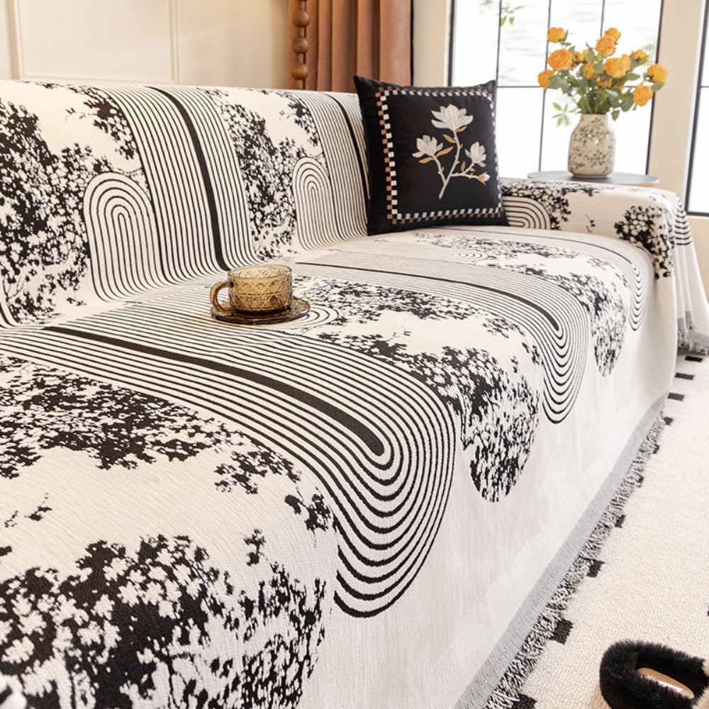 Junips | Mosaic Lines Pattern Sofa Cover