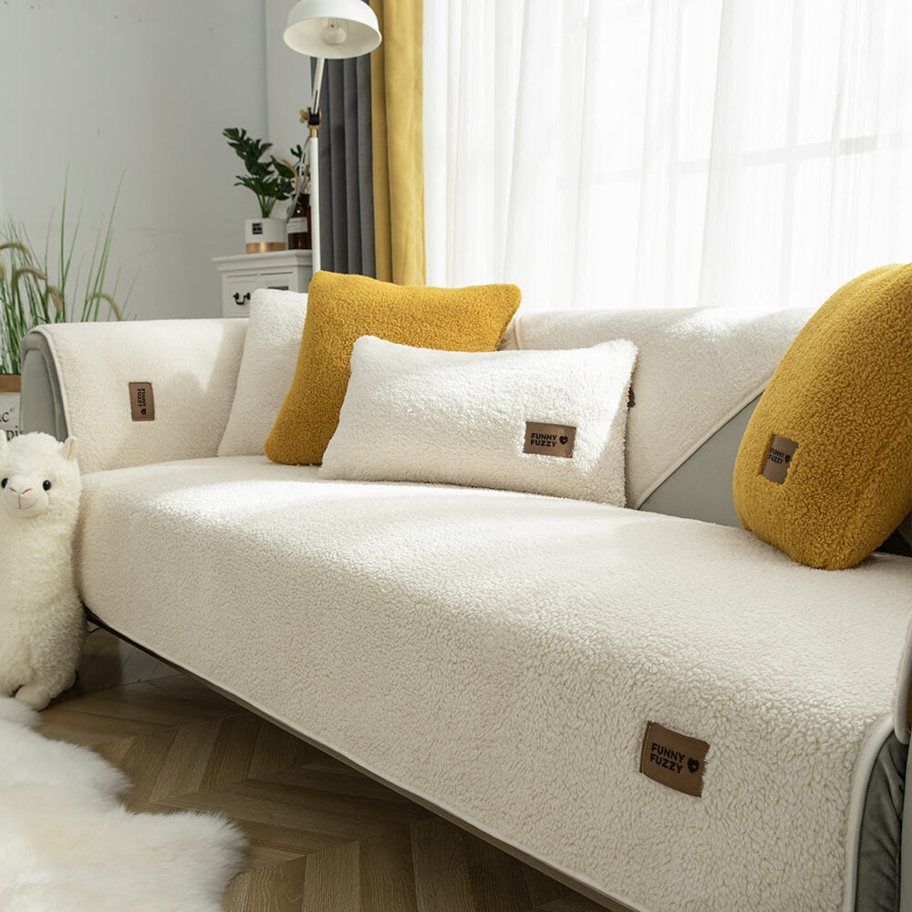 Junips | Sofa cover fleece waterproof non-slip washable