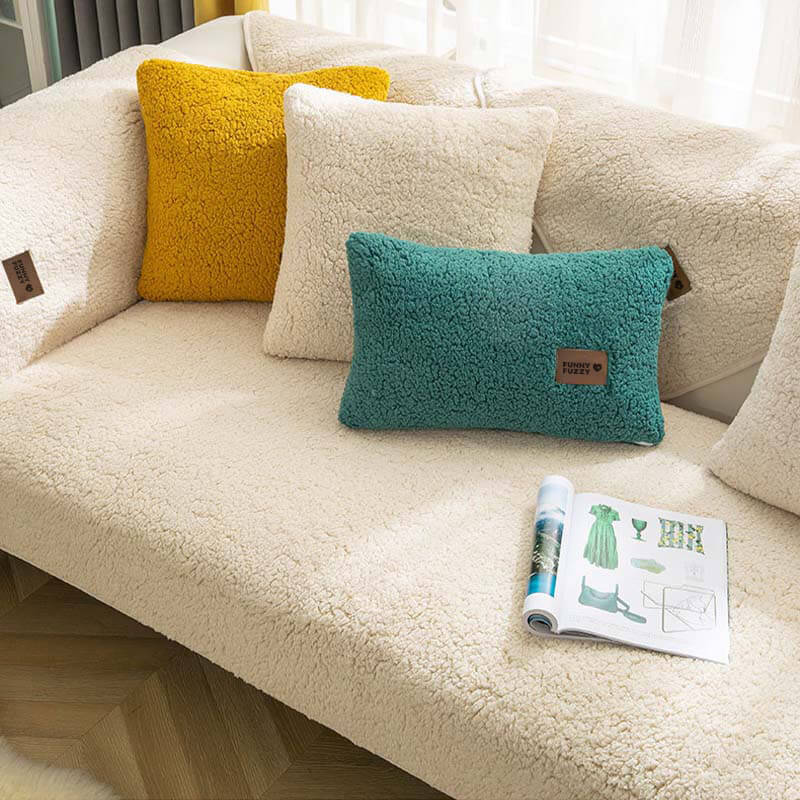 Junips | Sofa cover fleece waterproof non-slip washable