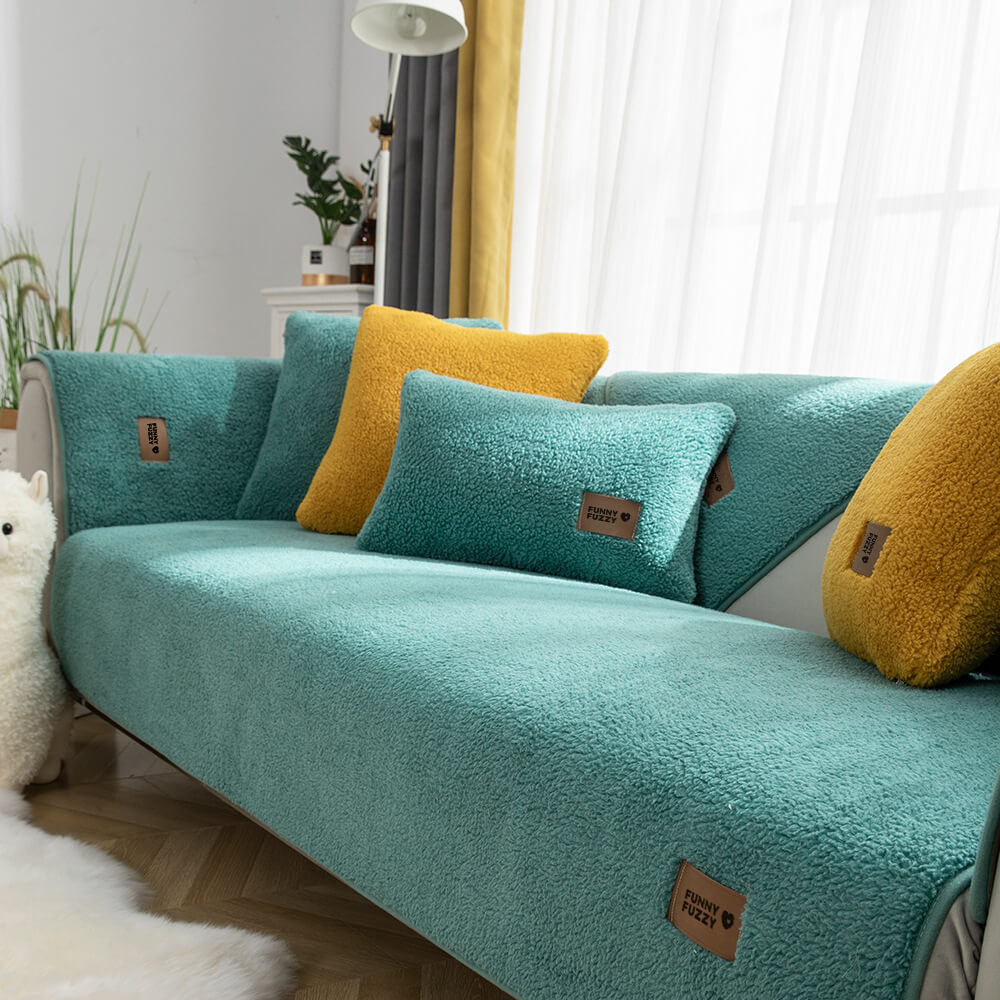 Junips | Sofa cover fleece waterproof non-slip washable