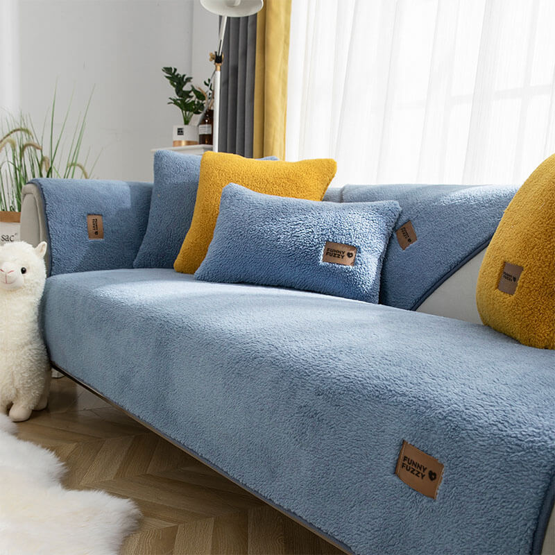 Junips | Sofa cover fleece waterproof non-slip washable