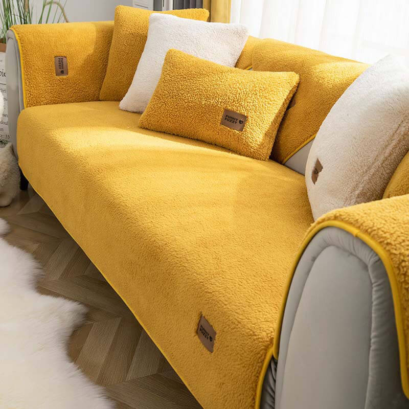 Junips | Sofa cover fleece waterproof non-slip washable