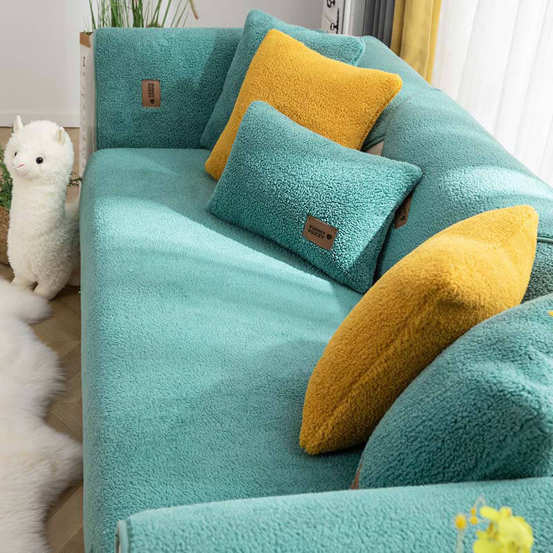 Junips | Sofa cover fleece waterproof non-slip washable