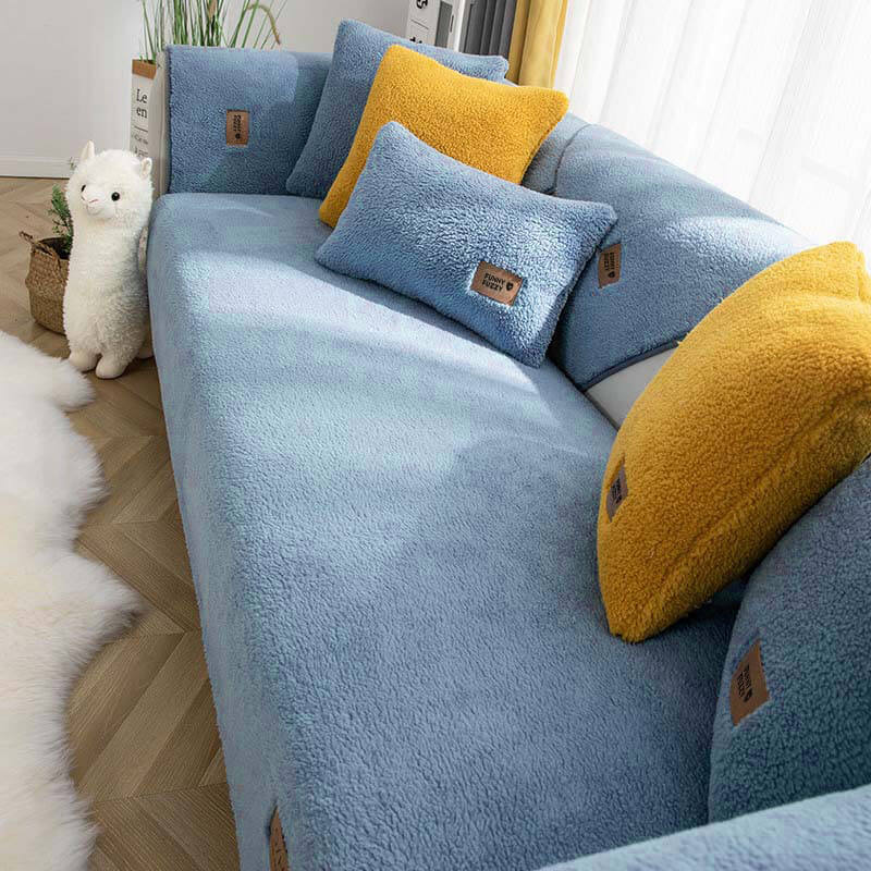 Junips | Sofa cover fleece waterproof non-slip washable