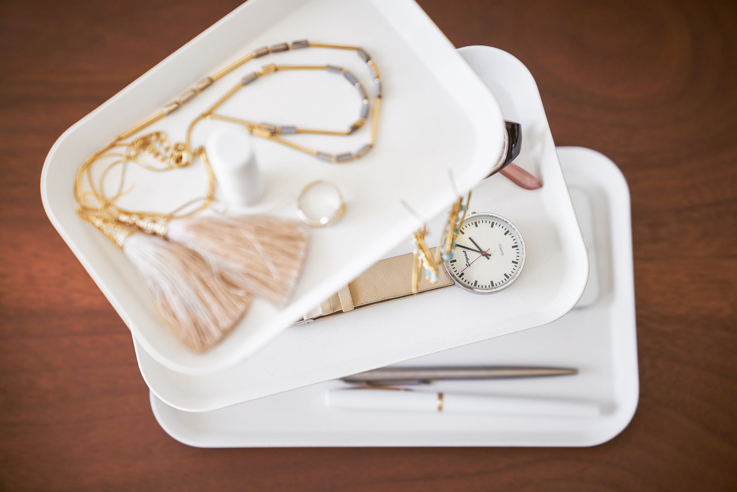 Junips | Three-Tier Accessory Tray - Steel