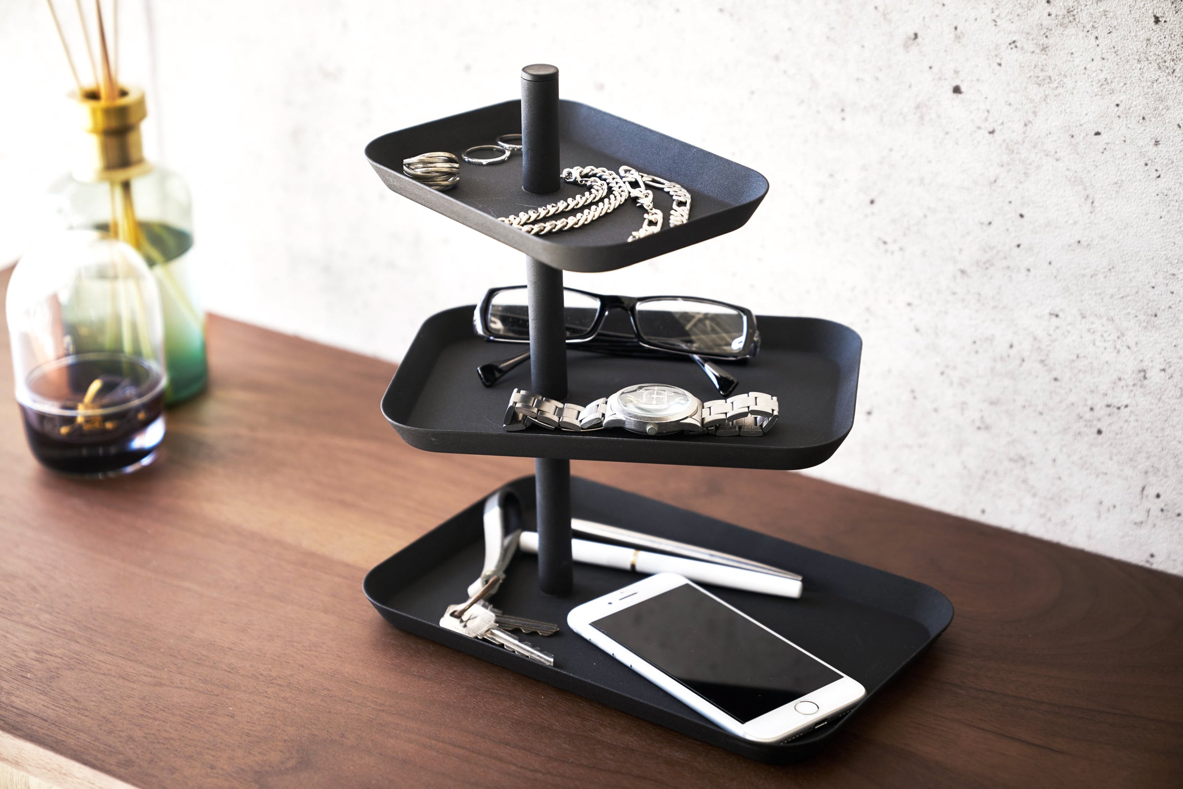 Junips | Three-Tier Accessory Tray - Steel
