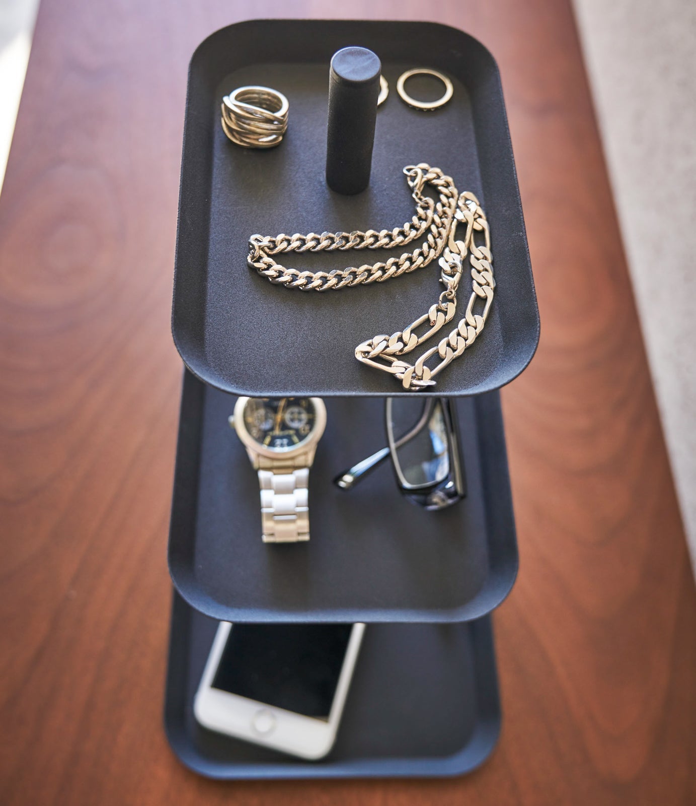 Junips | Three-Tier Accessory Tray - Steel