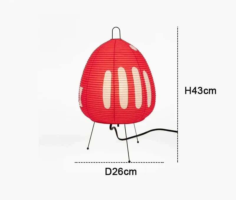 Junips | Elegant table lamp made of rice paper in Japanese design