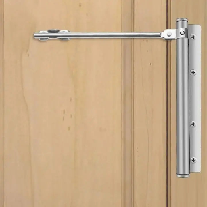 Junips | Automatic door closer – Stainless steel, quiet, easy installation