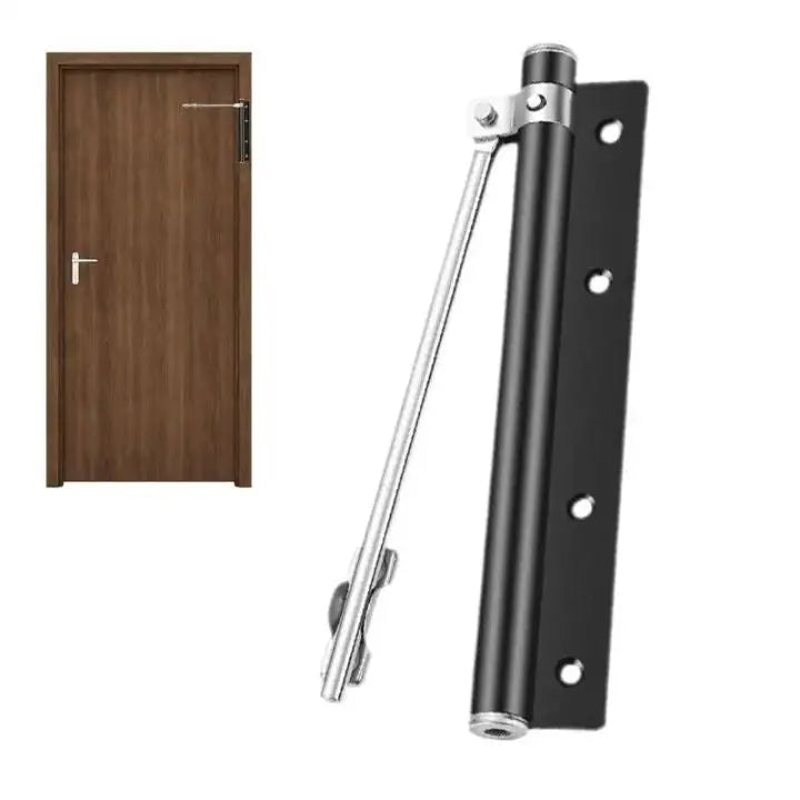 Junips | Automatic door closer – Stainless steel, quiet, easy installation